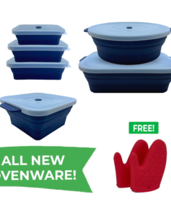 All Sizes Ovenware Set (7-pc) with FREE Oven Mitts