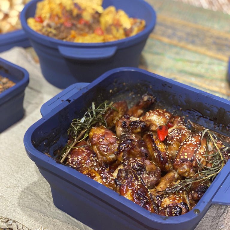 Jumbo Ovenware Set 6L & 7L (2-pc) with FREE Oven Mitts - Image 4