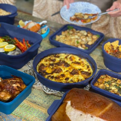 Alternative view of Jumbo Ovenware Set 6L & 7L (2-pc) with FREE Oven Mitts